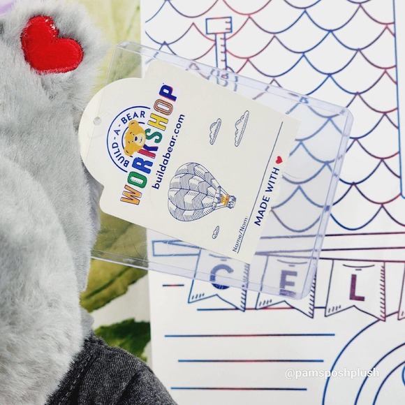 NWT Build A Bear Pride HIPPO & Rainbow Shirt Shorts, Wristie LGBTQ Clothes Heart - Picture 12 of 16